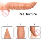 8 Inches Choco Monster Silicone Penis Sleeve