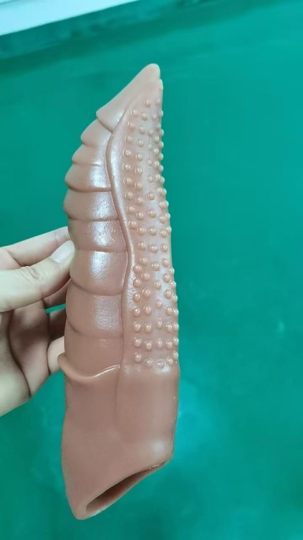 8 Inches Choco Monster Silicone Penis Sleeve