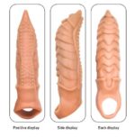 8 Inches Choco Monster Silicone Penis Sleeve