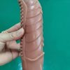 8 Inches Choco Monster Silicone Penis Sleeve