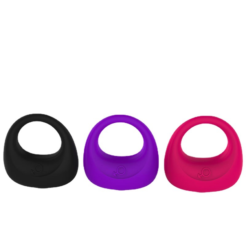 Buddy Purple Silicone Vibrating Cock Ring