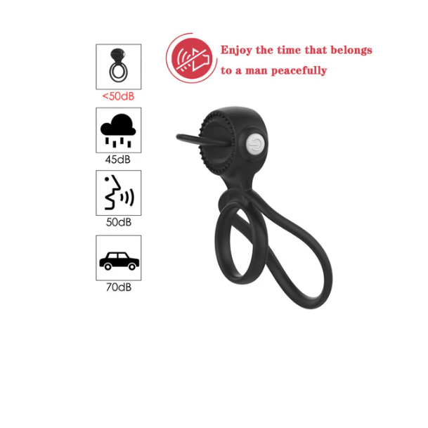 Enigma Vibration Tongue Licking Clitoris Cock Ring