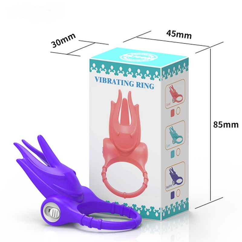 Flux Silicone Vibrator Ring For Erection 1