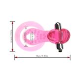 Jolt Dual Rings Vibe Tongue Style Delay Ejaculation