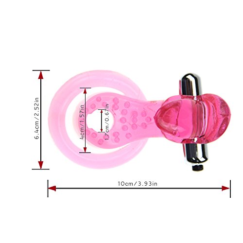 Jolt Dual Rings Vibe Tongue Style Delay Ejaculation