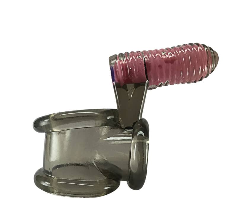 Joyo Cock And Ball Ring Cage With Bullet Vibrator Clitoral Stimulator