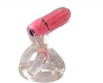 Kairo Cock And Ball Ring Cage With Bullet Vibrator Clitoral Stimulator