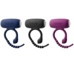 Kono Vibrating Ring For Male Longer Ring With Chain Of Beads For Extra Fun Beaded