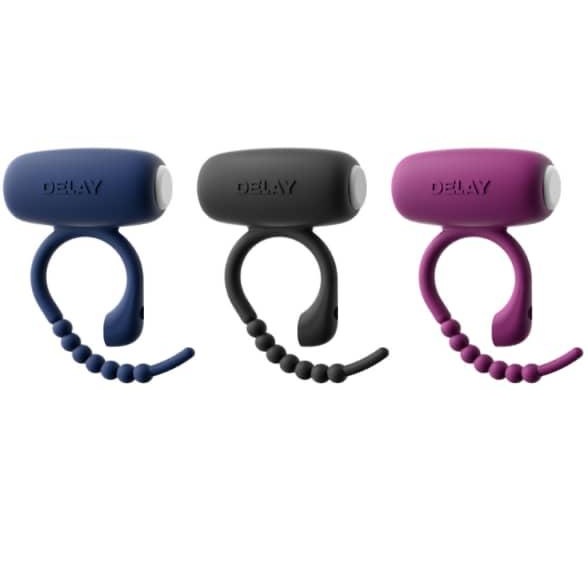 Kono Vibrating Ring For Male Longer Ring With Chain Of Beads For Extra Fun Beaded