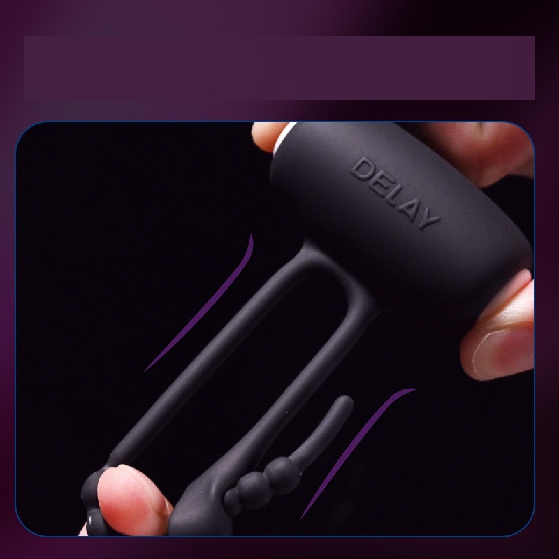 Kono Vibrating Ring For Male Longer Ring With Chain Of Beads For Extra Fun Beaded