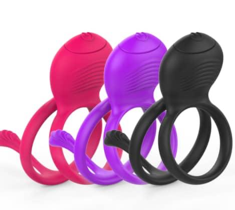 RIVE Dual Vibrating Penis Stretchy Cock Rings