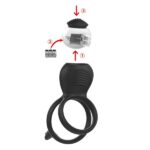 RIVE Dual Vibrating Penis Stretchy Cock Rings