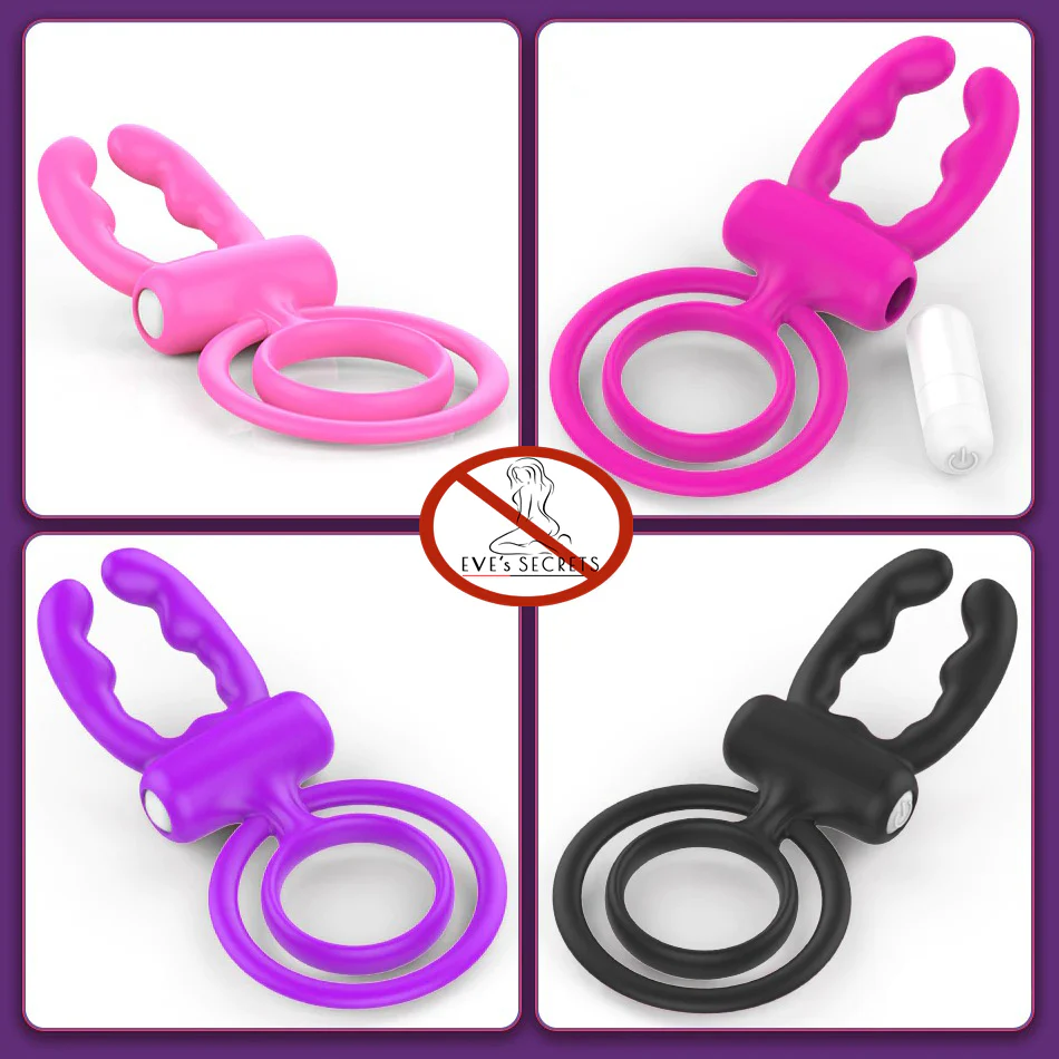 Void Bunny Ear Vibrating Pleasurable Penis Ring For Men Sex Toy