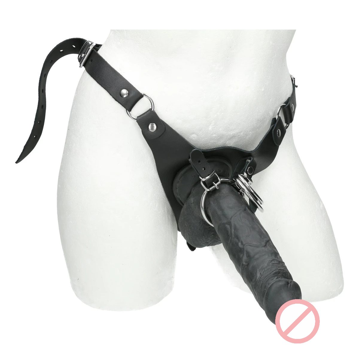 10 Inches Black Solid Hulk Realistic Silicone Dildo With Strap On 1