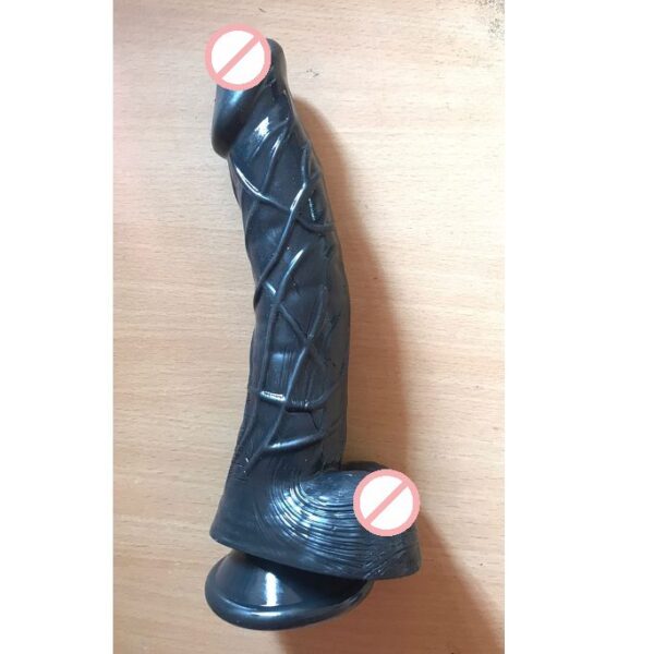 10.5 Inch Z BLACK Long Dildo With Suction Cup
