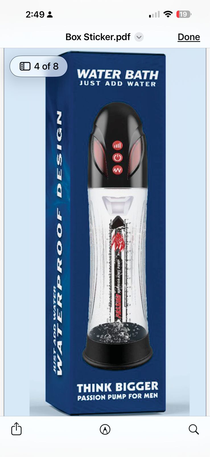 Passion Auto Vacuum Penis Enlargement Pump