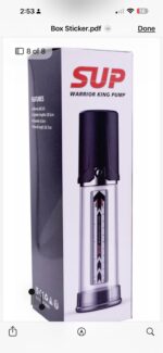Sup Warrior King Auto Vacuum Penis Enlargement Pump