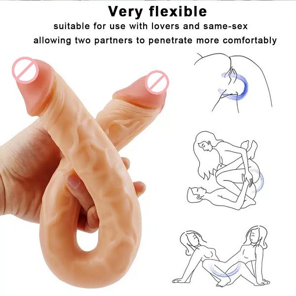 U Shape Double Ended Dildo