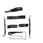 Bondage Kit Couple Fun- 8 Pieces Set (Black)