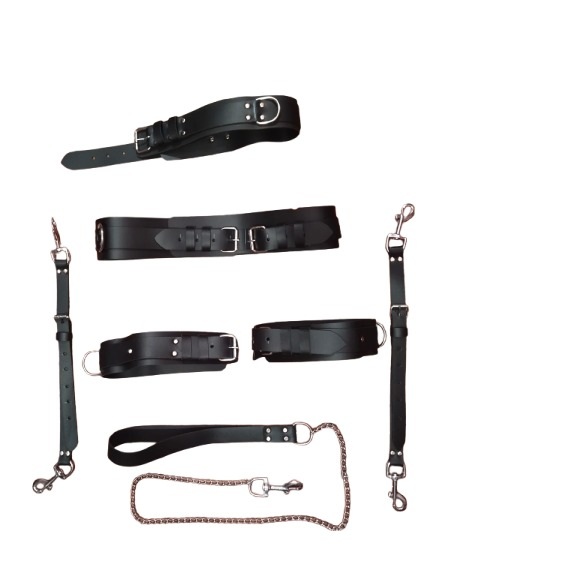 Bondage Kit Couple Fun- 8 Pieces Set (Black)1 Bondage Kit Couple Fun- 8 Pieces Set (Black)