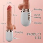 Telescopic Thrusting Dildo Electric USB Rechargeable (1)