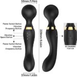 Dual Motor Black Wand Vibrator Clitorial And G Spot