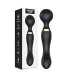 Dual Motor Black Wand Vibrator Clitorial And G Spot