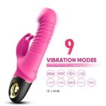 9 Vibration Bass Silicone G Spot Vibrator USB Rechargeable