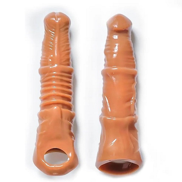 Alishan Pure Silicone Sleeve Thicken Enlarge Penis Extender