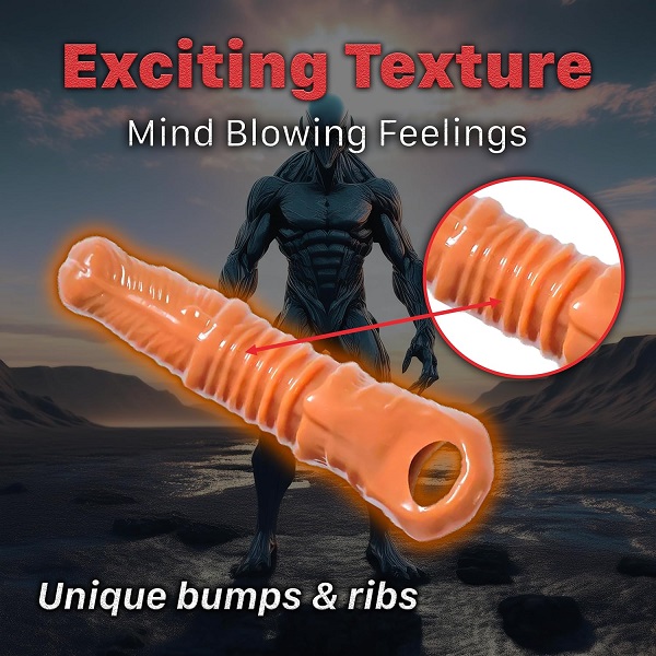 Alishan Pure Silicone Sleeve Thicken Enlarge Penis Extender
