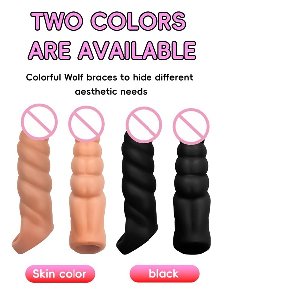 Big Horse Pure Silicone Penis Sleeve Extender