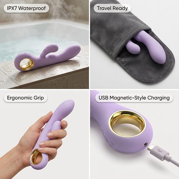 Dual Zone Stimulation Vibrator For Women