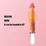 Heated Hot Warming Thrusting Vibrating Silicone Dildo