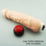 Premium Vibrating Pure Silicone Dildo 8 Inch