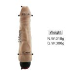 Premium Vibrating Pure Silicone Dildo 8 Inch