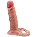 Soft Realistic Pure Silicone Penis Extender With Ball Loop
